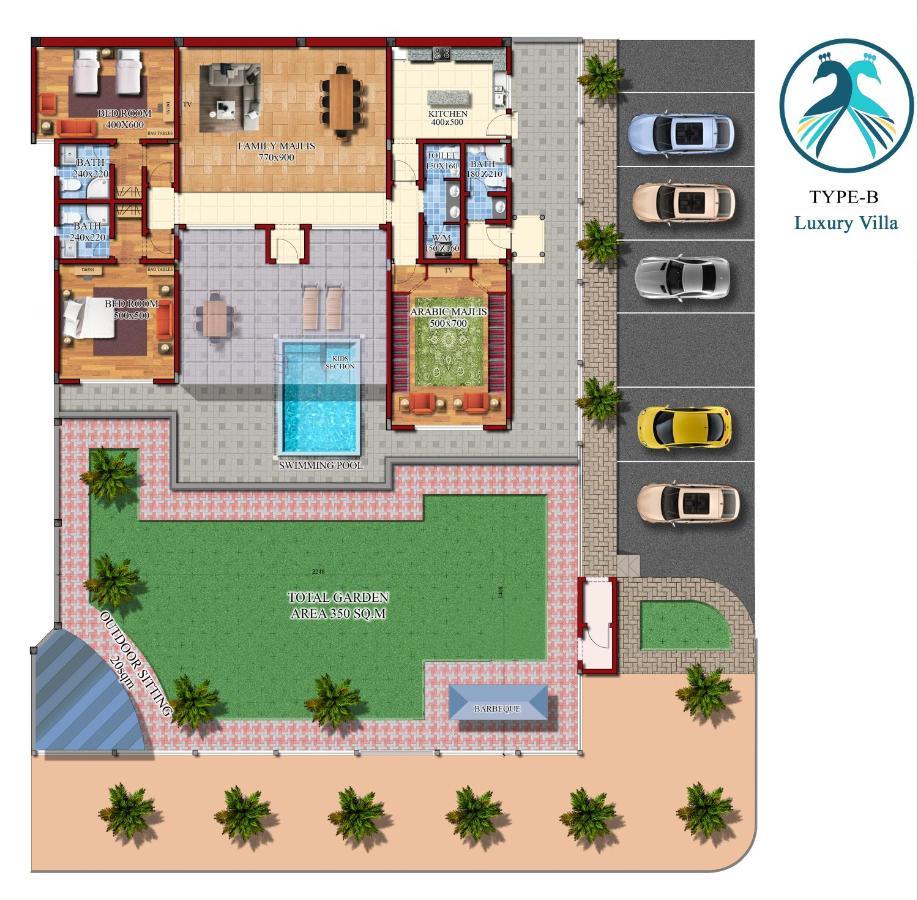 Asahalah Farm Pool Villas Seeb Εξωτερικό φωτογραφία